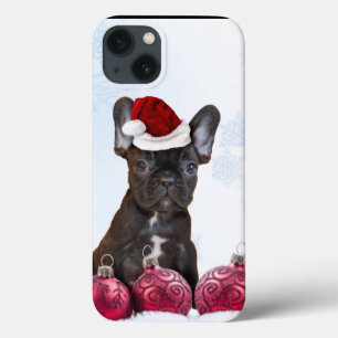 Etui iPhone Case-Mate Bouledogue français de Noël
