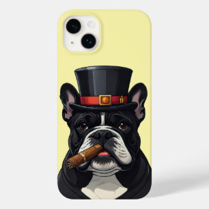 Coque Case-Mate iPhone Bouledogue français French Bulldog cigare