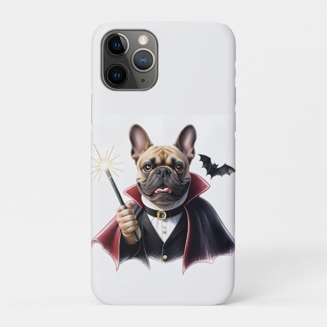 Coques Case-Mate iPhone Bouledogue français Halloween French Bulldog (Dos)