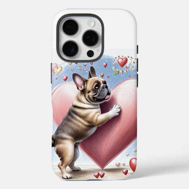 Coques Case-Mate iPhone Bouledogue français maladie de Hirschsprung French (Verso)