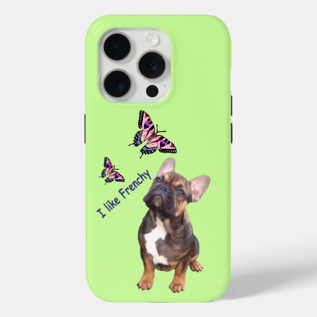 Coques Case-Mate iPhone Bouledogue français papillon bouledogue (Verso)