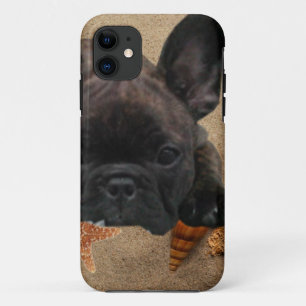 Coque Case-Mate Pour iPhone Bouledogue français sur la plage Bouledogue frança