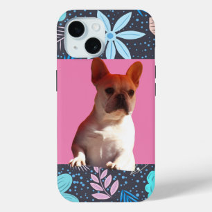 Coque Case-Mate iPhone Bouledogues français Fleurs French Bulldog