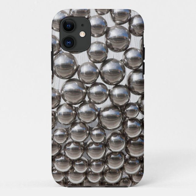 Coques Case-Mate iPhone Boules argentées (Dos)
