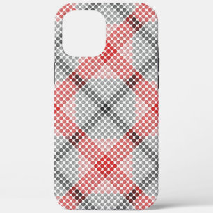 Case-Mate iPhone Case Boules ou trous noirs à rouges, formant des carrés