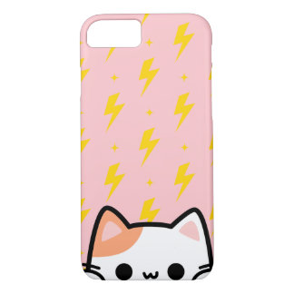 Case-Mate iPhone Case Boulon de tonnerre rose avec chaton