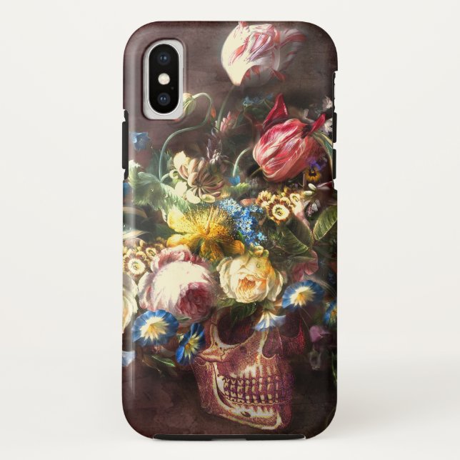 Coques Case-Mate iPhone Bouquet crâne (Dos)
