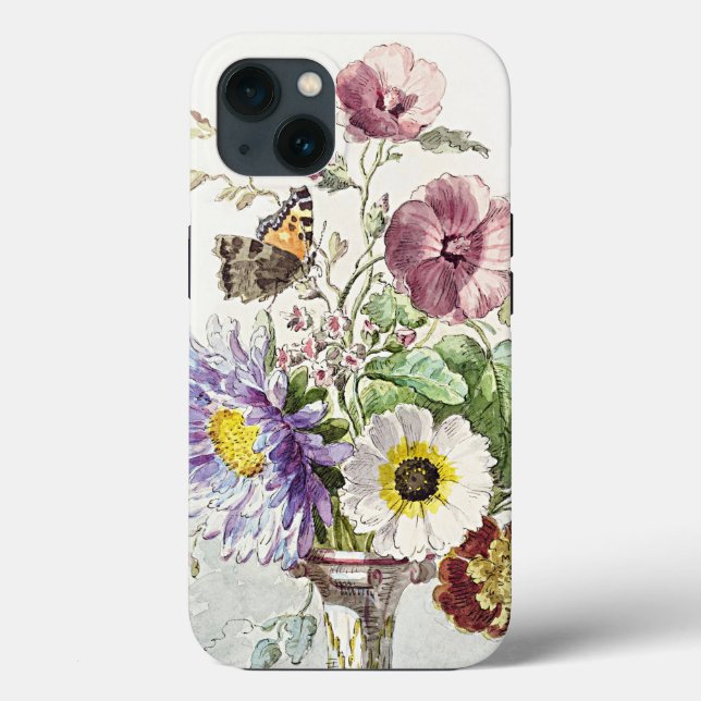 Coques Case-Mate iPhone Bouquet de fleurs à papillon (Verso)
