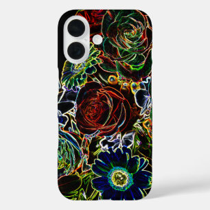Coques iPhone 16 Bouquet de fleurs colorées et éclatantes