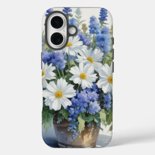 Coque Pour iPhone 16 Bouquet de fleurs Elégante aquarelle