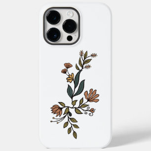 Coque Case-Mate iPhone Bouquet de fleurs et de Feuilles