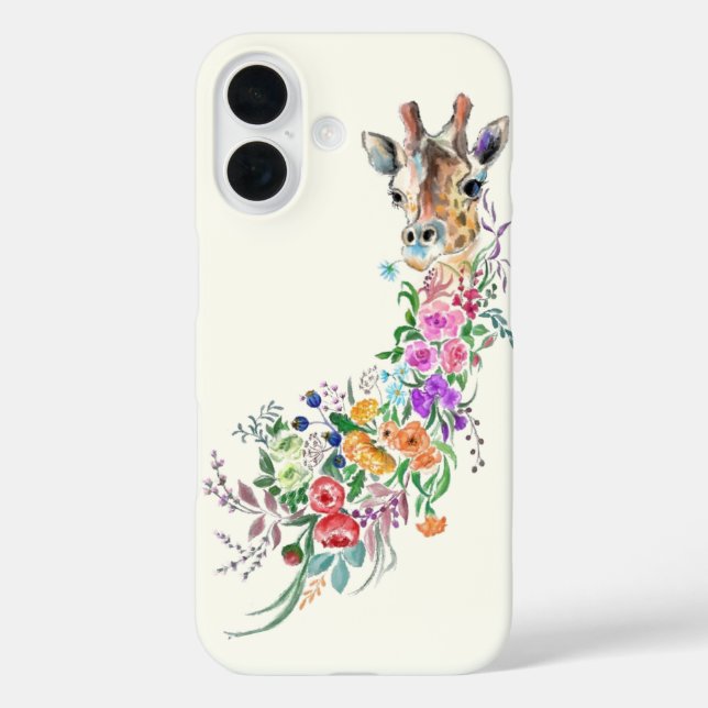 Coques Case-Mate iPhone Bouquet de fleurs Giraffe (Verso)