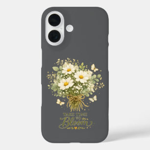 Coque Pour iPhone 16 Bouquet de fleurs sauvages blanches