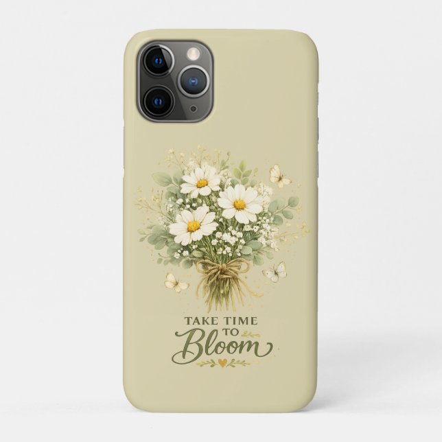 Coques Case-Mate iPhone Bouquet de fleurs sauvages blanches (Dos)