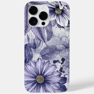 Coque Case-Mate iPhone Bouquet de fleurs violettes