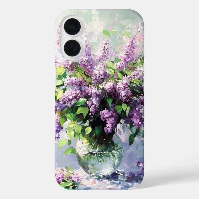 Coques Case-Mate iPhone Bouquet de lilas en fleurs de lavande (Verso)