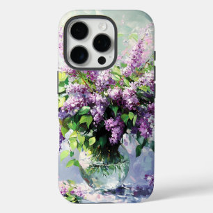 Coque iPhone 16 Pro Bouquet de lilas fleuri de lavande
