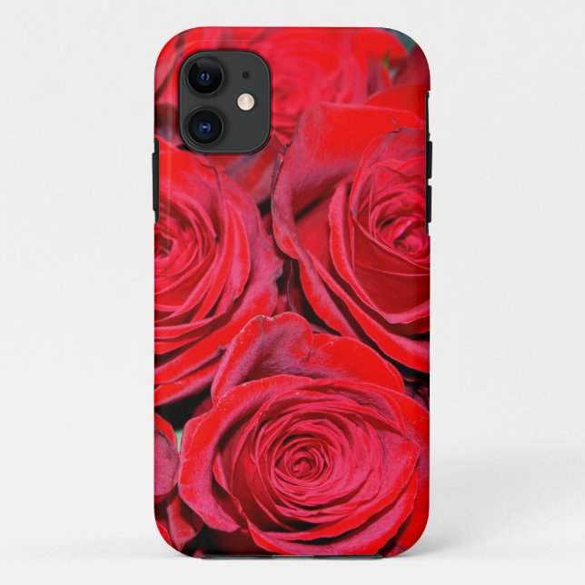Coques Case-Mate iPhone Bouquet de rose rouge (Dos)