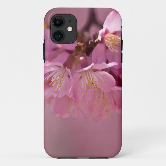 Coques Case-Mate iPhone Bouquet délicat de fleurs de cerisier Sakura rose (Dos)
