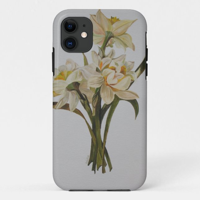 Coques Case-Mate iPhone Bouquet Double Narcissi Art Floral (Dos)