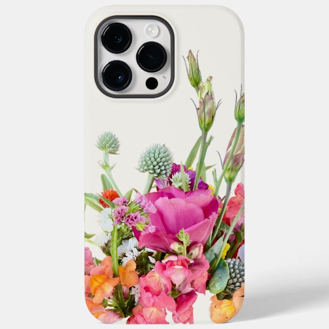 Coques Case-Mate iPhone Bouquet floral rose et orange Coque-mat iP (Verso)