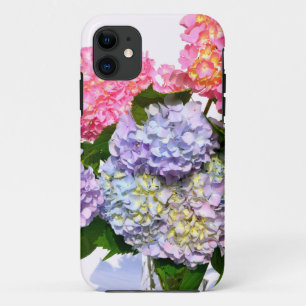 Coque iPhone 11 Bouquet Hydrangea