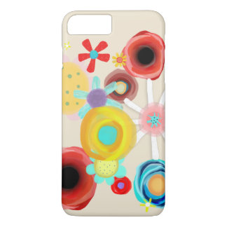 Coque iPhone 8 Plus/7 Plus Bouquet printanier Pivoines Ranunculus Anémones