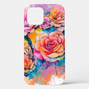 Case-Mate iPhone Case Bouquet Rose Paint Daubs