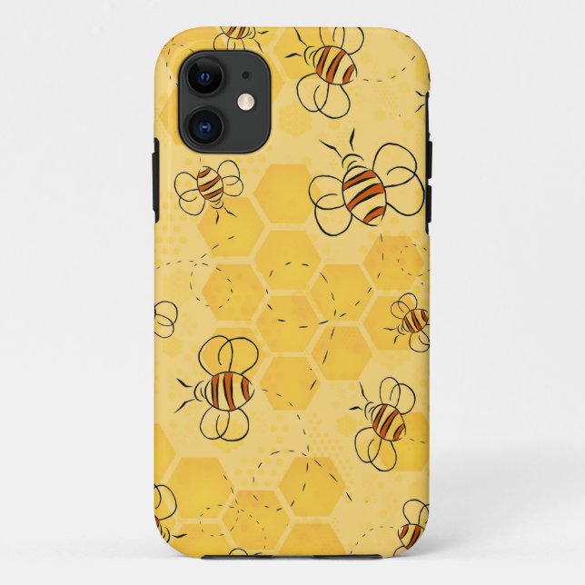 Coques Case-Mate iPhone Bourdonnement d'abeilles Abeilles à miel Mignon  (Dos)