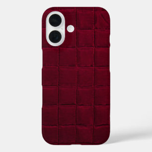 Coque Pour iPhone 16 Bourgogne foncé Design élégant et stylé avec une t