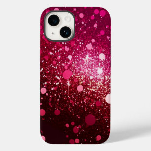 Coque Case-Mate iPhone Bourgogne Rouge rose Parties scintillant iPhone Ma