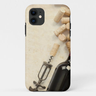 Coque iPhone 11 Bouteille de vin