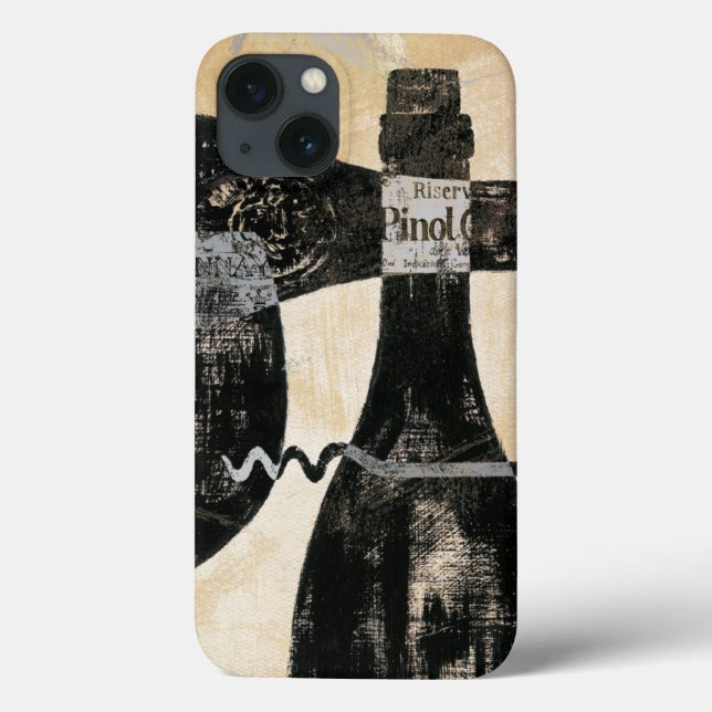 Coques Case-Mate iPhone Bouteille de vin et verre (Verso)