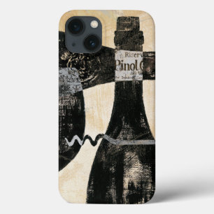 iPhone 13 Case Bouteille de vin et verre