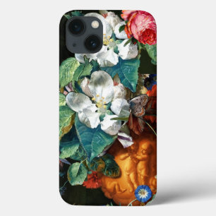 iPhone 13 Case BOUTEILLER SUR FLEURS BLANCHES Floral