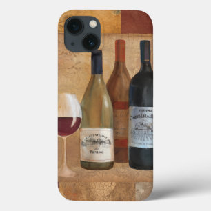 Coque Case-Mate iPhone Bouteilles de vin vintages et verre de vin
