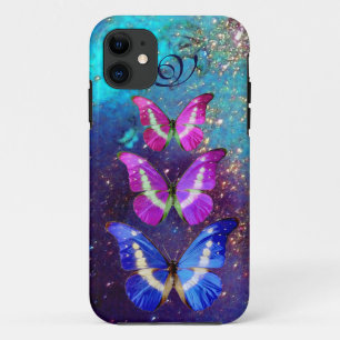 COQUE Case-Mate iPhone BOUTEILLES ROSES BLEU PURPLE EN PARKLES D'OR