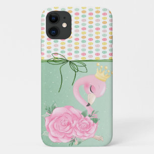 Case-Mate iPhone Case Boutons colorés, Flamant rose bébé