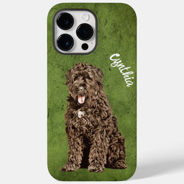 Coques Case-Mate iPhone Bouvier des Flandres Grunge (Verso)