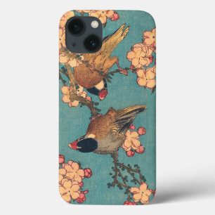 Case-Mate iPhone Case Bouvreuil d'Hokusai et Cerisier Fleur Vintage Oise