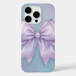 Coque iPhone 16 Pro Bow argenté