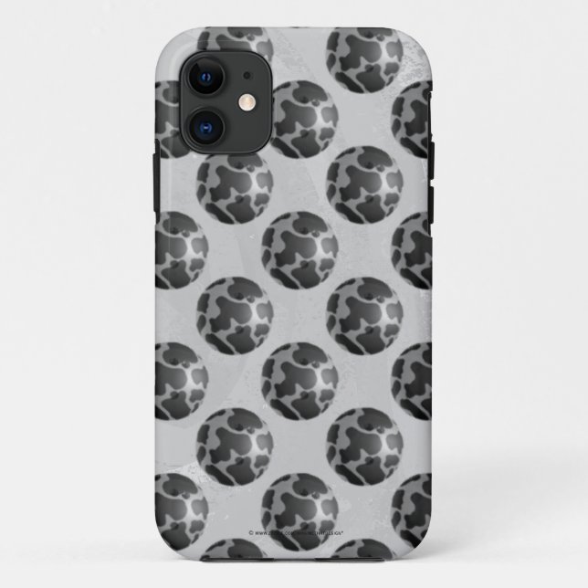 Coques Case-Mate iPhone Bowling Ball Cow Grey (Dos)