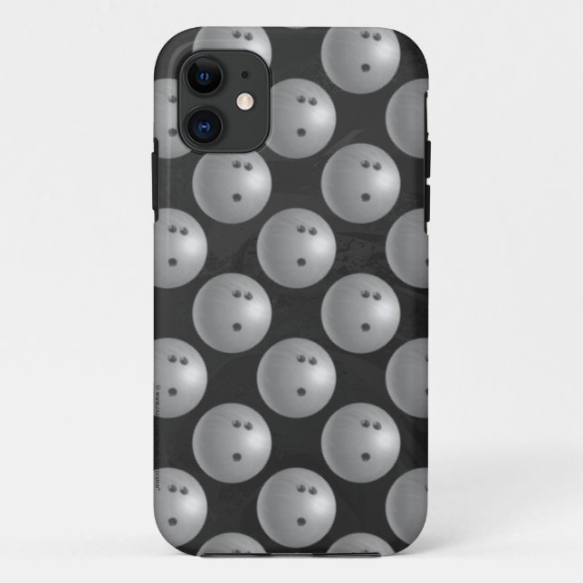 Coques Case-Mate iPhone Bowling Ball Grey (Dos)