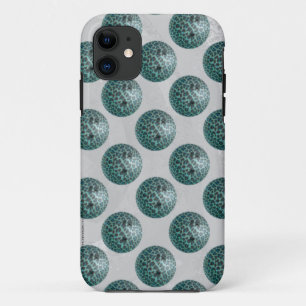 Coques Pour iPhone Bowling Ball Leopard Turquoise