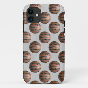 Coque iPhone 11 Bowling Ball Tiger Orange