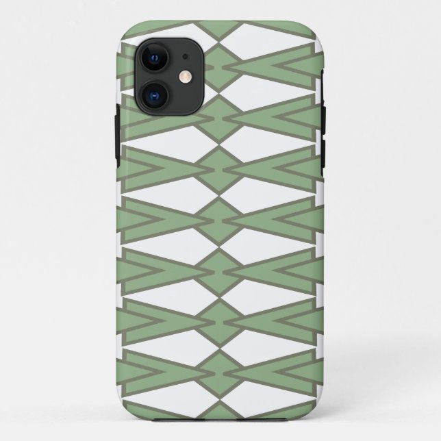 Coques Case-Mate iPhone Bowties vertes (Dos)