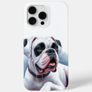 Coque Case-Mate iPhone Boxer Blanc à l'Aquarelle