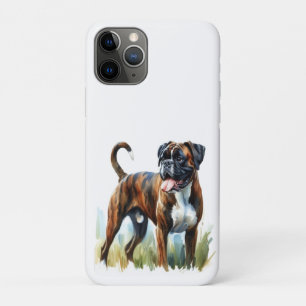 Case-Mate iPhone Case Boxer bringé représenté à l'aquarelle