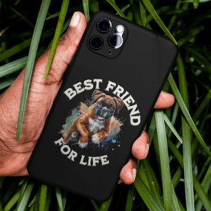 Coque Case-Mate iPhone Boxer Dog Meilleur Ami Pour La Vie
