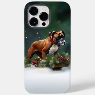 Coque Case-Mate iPhone Boxeur Noël neige hiver